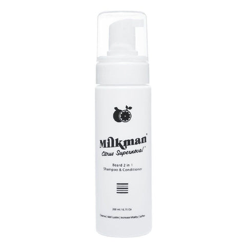Milkman 2 in 1 Beard Shampoo Conditioner Citrus Supernova sharpcut
