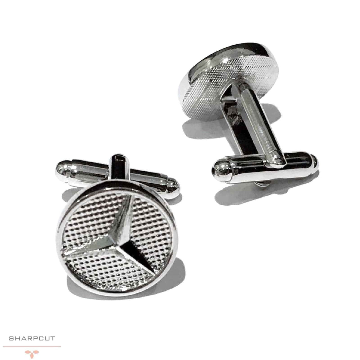 Mercedes Benz Silver Cufflinks $29.99 sharpcut