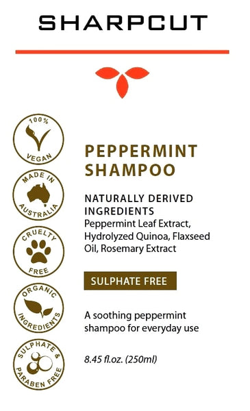 sharpcut Peppermint Shampoo 250ml